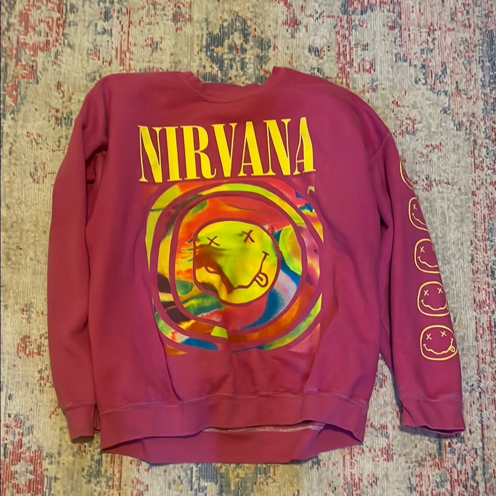 Urban Outfitters Purple Nirvana Sweatshirt